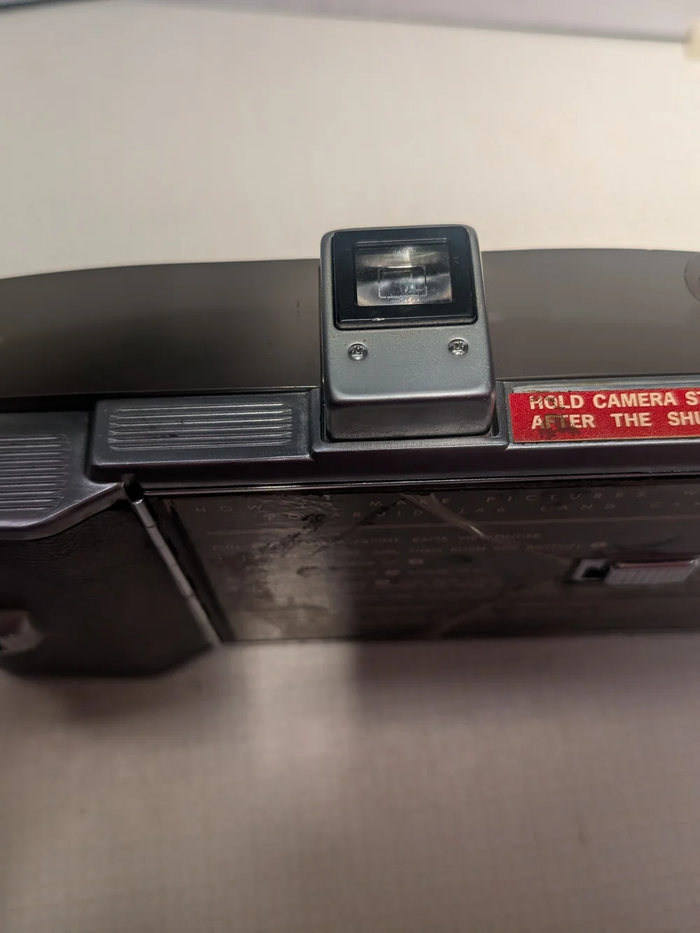 Vintage Polaroid Model J66 Land Camera With Leather Case UNTESTED AS IS
